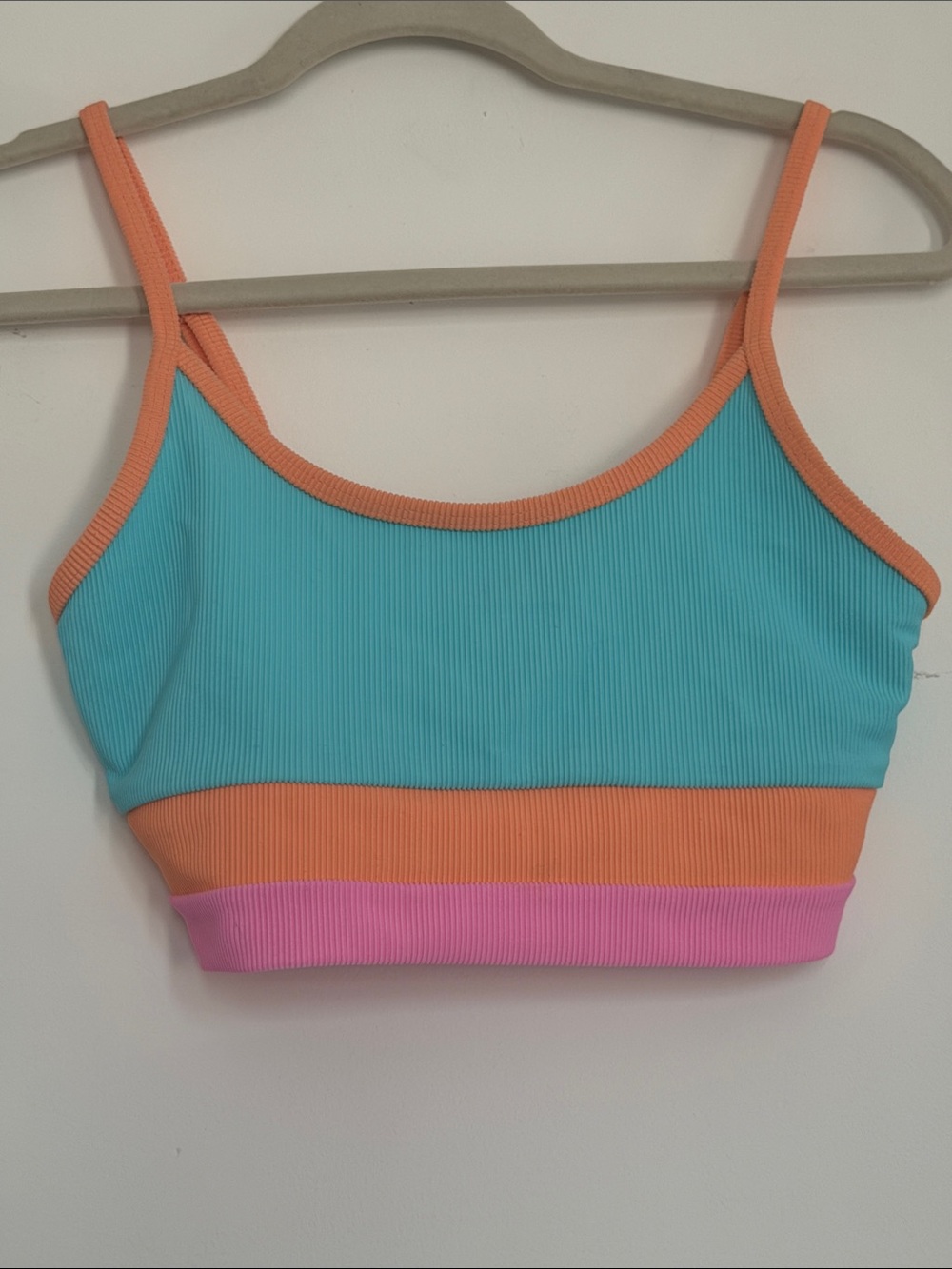 Beach Riot Eva Rib Colorblock Bikini Top - Picture 3 of 4